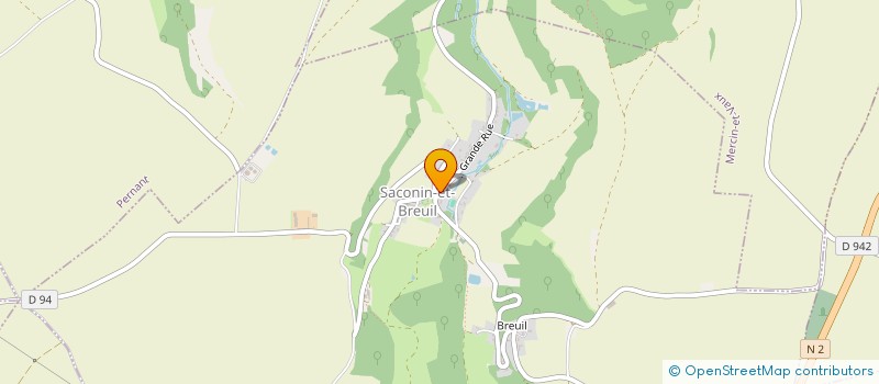 localisation de l'entreprise MONSIEUR JEAN MARIE ROBINET  SACONIN-ET-BREUIL