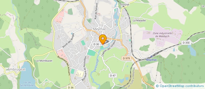 localisation de l'entreprise MONSIEUR JEAN-MARIE ROCHE  COMBRESSOL