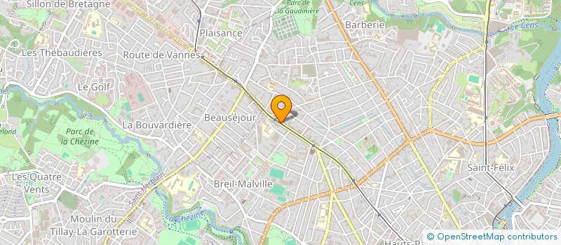 localisation de l'entreprise MONSIEUR JEAN-MARIE ROLLAND  NANTES