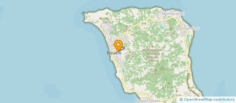 localisation de l'entreprise MONSIEUR JEAN MARIE RONQUY à BOUENI
