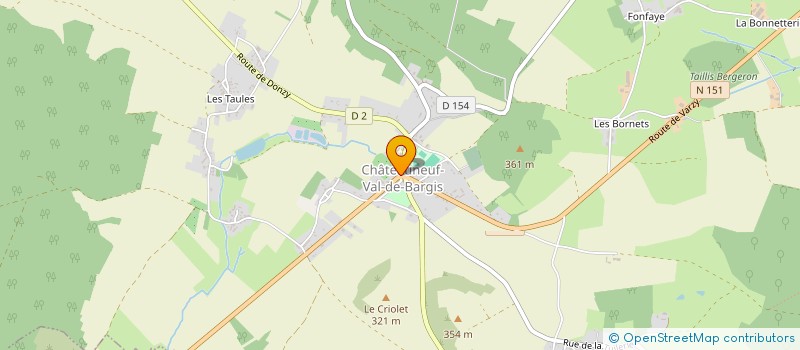 localisation de l'entreprise MONSIEUR JEAN MARIE ROUSSEAU à CHATEAUNEUF-VAL-DE-BARGIS