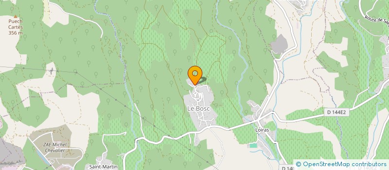 localisation de l'entreprise MONSIEUR JEAN MARIE ROUSSEL  LAUROUX