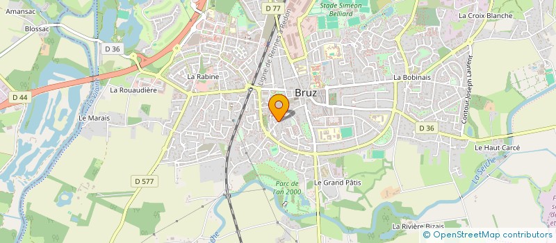 localisation de l'entreprise MONSIEUR JEAN-MARIE ROUSSELET  BRUZ