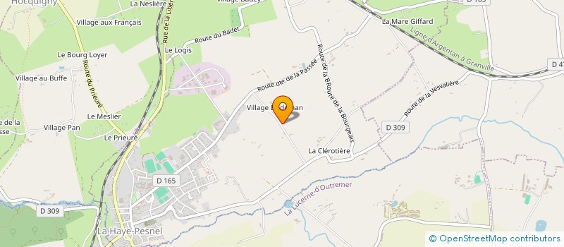 localisation de l'entreprise MONSIEUR JEAN-MARIE RUBE  LA HAYE-PESNEL