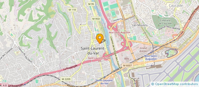 localisation de l'entreprise MONSIEUR JEAN MARIE RUSCH à SAINT-LAURENT-DU-VAR