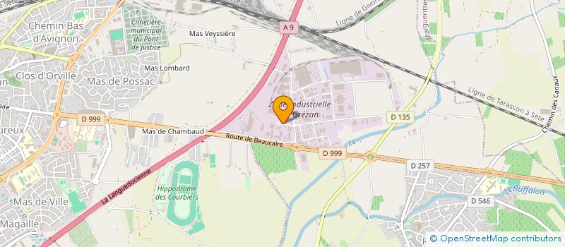 localisation de l'entreprise MONSIEUR JEAN-MARIE SALMON  NIMES