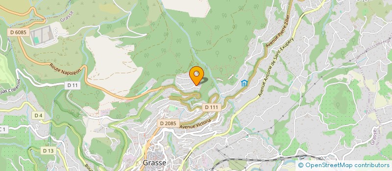 localisation de l'entreprise MONSIEUR JEAN-MARIE SARAGOSA  GRASSE