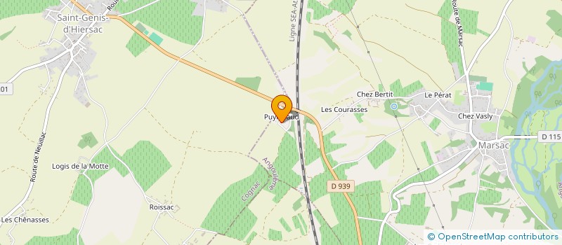 localisation de l'entreprise MONSIEUR JEAN-MARIE SAUTERAUD à MARSAC