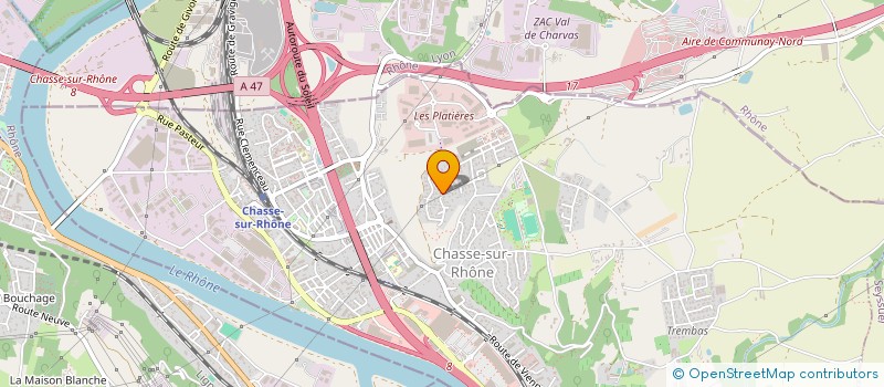 localisation de l'entreprise MONSIEUR JEAN-MARIE SCHMIDT  CHASSE-SUR-RHONE