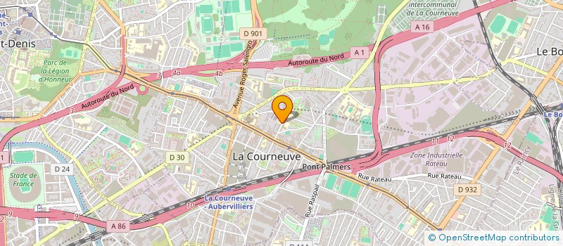 localisation de l'entreprise MONSIEUR JEAN-MARIE SERELE à LA COURNEUVE