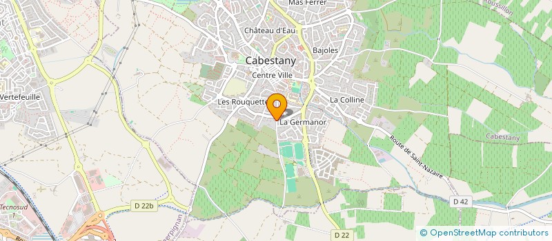 localisation de l'entreprise MONSIEUR JEAN-MARIE SERRE  CABESTANY