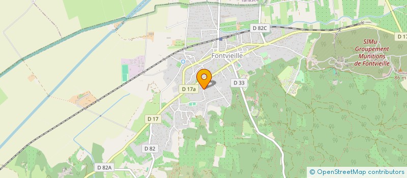 localisation de l'entreprise MONSIEUR JEAN-MARIE SINI  FONTVIEILLE