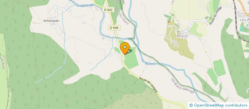 localisation de l'entreprise MONSIEUR JEAN-MARIE SOULIER  VAL BUECH-MEOUGE