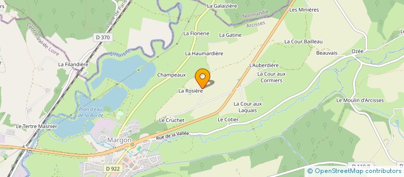 localisation de l'entreprise MONSIEUR JEAN-MARIE TAFFOREAU à ARCISSES