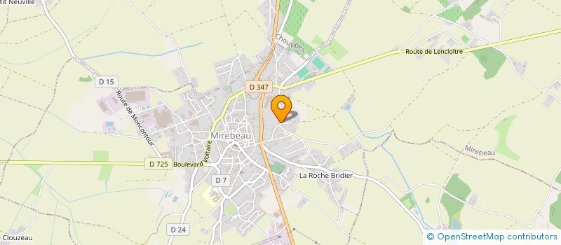 localisation de l'entreprise MONSIEUR JEAN-MARIE TAILLANDIER  MIREBEAU