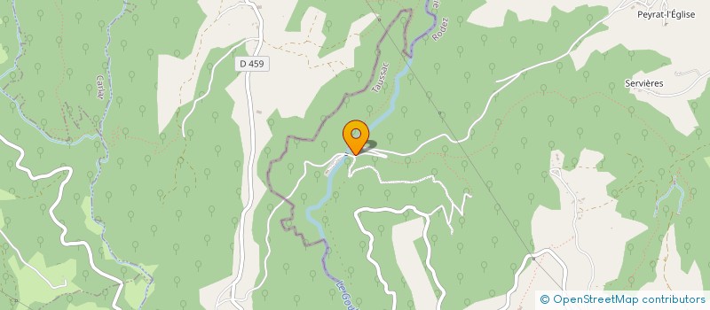 localisation de l'entreprise MONSIEUR JEAN-MARIE TAILLEFER  TAUSSAC