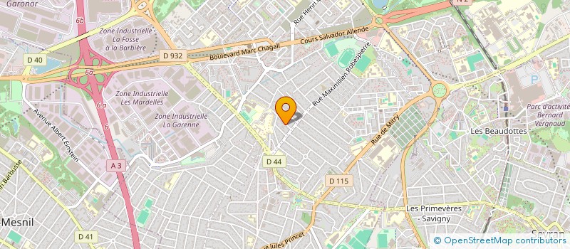 localisation de l'entreprise MONSIEUR JEAN-MARIE TELLO à AULNAY-SOUS-BOIS