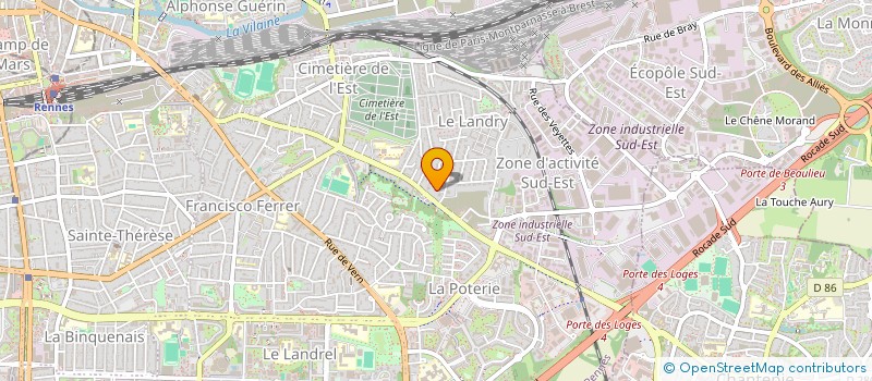 localisation de l'entreprise MONSIEUR JEAN-MARIE TELLOT  RENNES