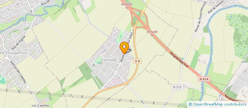 localisation de l'entreprise MONSIEUR JEAN-MARIE TERREE  ETERVILLE