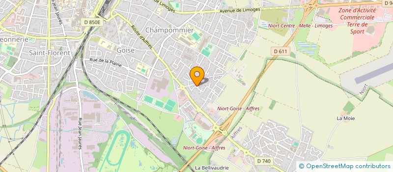 localisation de l'entreprise MONSIEUR JEAN MARIE TEURLAY  NIORT