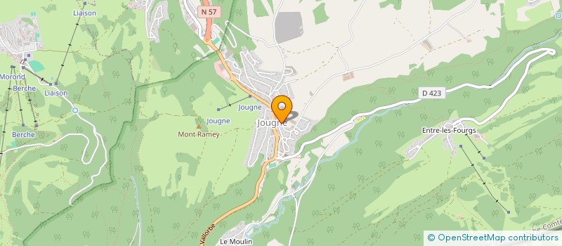 localisation de l'entreprise MONSIEUR JEAN MARIE THEVENARD  JOUGNE