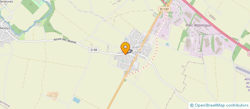 localisation de l'entreprise MONSIEUR JEAN-MARIE THOMAS  SAINT-JEAN-DE-BEUGNE