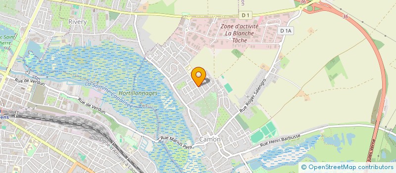 localisation de l'entreprise MONSIEUR JEAN MARIE THUILLIER à CAMON