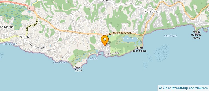 localisation de l'entreprise MONSIEUR JEAN MARIE TOESCA  LE GOSIER