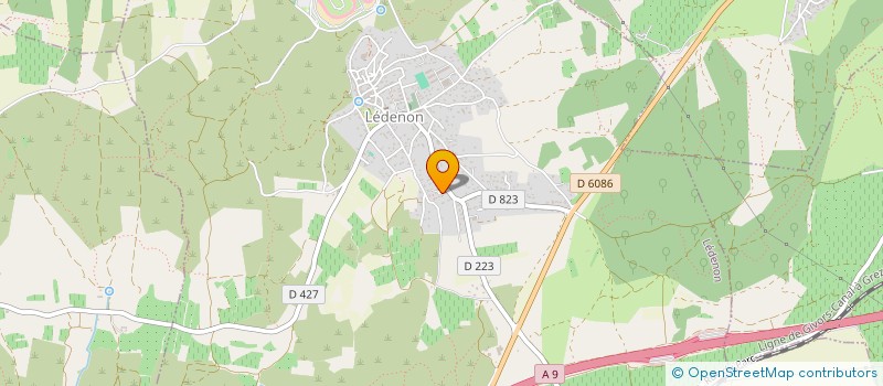 localisation de l'entreprise MONSIEUR JEAN-MARIE TORTOSA  LEDENON