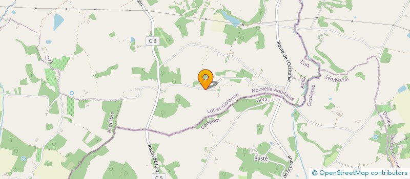 localisation de l'entreprise MONSIEUR JEAN-MARIE TOVO  ASTAFFORT