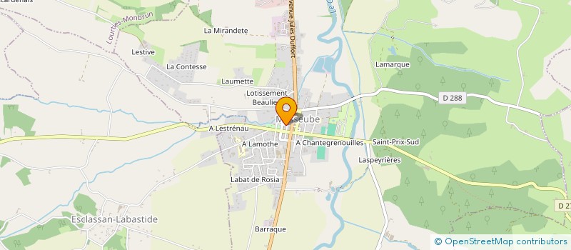 localisation de l'entreprise MONSIEUR JEAN-MARIE TRABUT  MASSEUBE