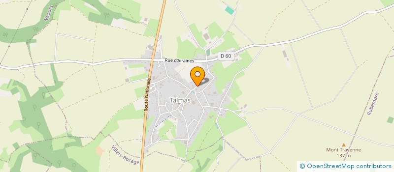 localisation de l'entreprise MONSIEUR JEAN-MARIE TRAULLE  TALMAS