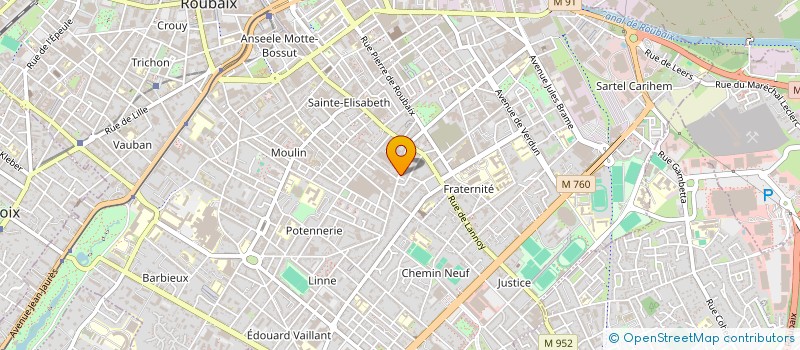 localisation de l'entreprise MONSIEUR JEAN-MARIE TRINEL  ROUBAIX