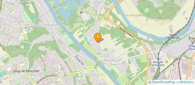 localisation de l'entreprise MONSIEUR JEAN-MARIE TROUILLARD  NEUVILLE-SUR-OISE