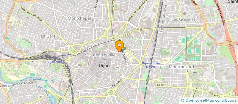localisation de l'entreprise MONSIEUR JEAN-MARIE TROUSSARD  DIJON