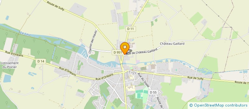 localisation de l'entreprise MONSIEUR JEAN MARIE VEAU à TIGY