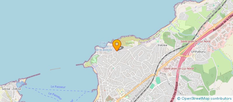 localisation de l'entreprise MONSIEUR JEAN MARIE VENDROUX à SAINT-JEAN-DE-LUZ