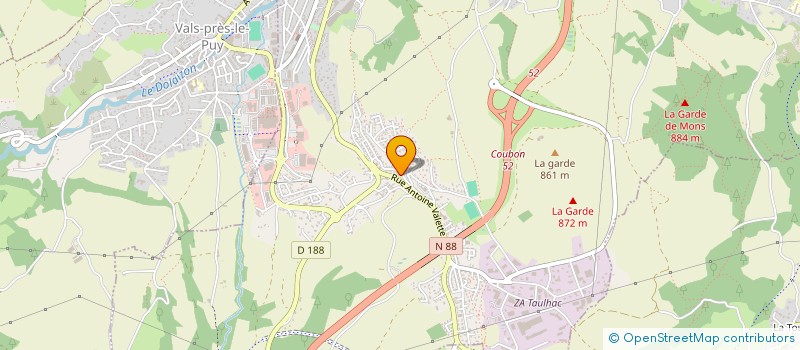 localisation de l'entreprise MONSIEUR JEAN-MARIE VERDUN  LE PUY-EN-VELAY