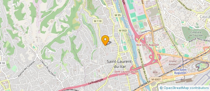 localisation de l'entreprise MONSIEUR JEAN MARIE VIANI à SAINT-LAURENT-DU-VAR