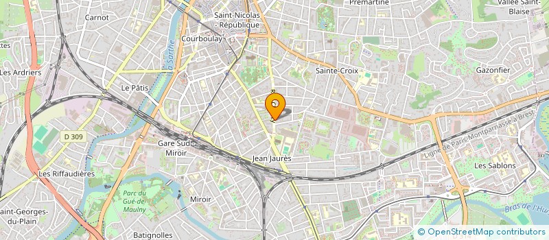 localisation de l'entreprise MONSIEUR JEAN-MARIE VINCELOT  LE MANS