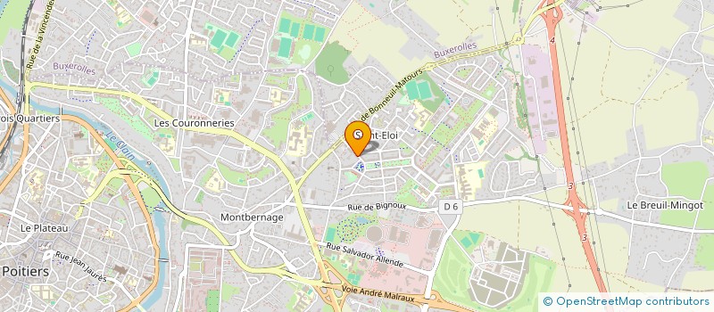 localisation de l'entreprise MONSIEUR JEAN-MARIE YVANES  POITIERS