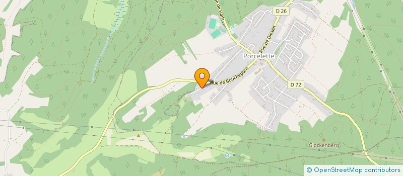 localisation de l'entreprise MONSIEUR JEAN MARIE ZELUS  PORCELETTE