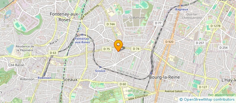 localisation de l'entreprise MONSIEUR JEAN-MARIE ZEMOUR à SCEAUX