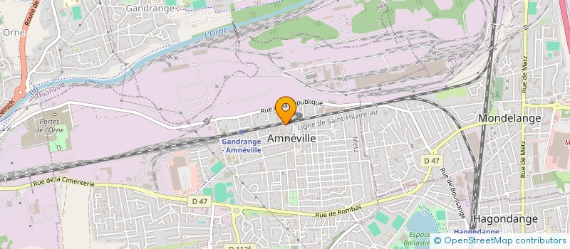 localisation de l'entreprise MONSIEUR JEAN-MARIE ZINK  AMNEVILLE