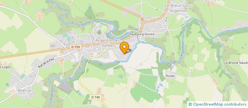 localisation de l'entreprise MONSIEUR JEAN MARILLEAU  ARGENTONNAY