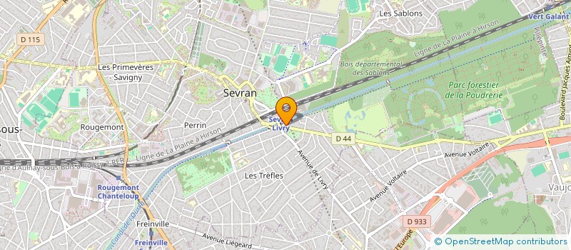 localisation de l'entreprise MONSIEUR JEAN MARIN à SEVRAN