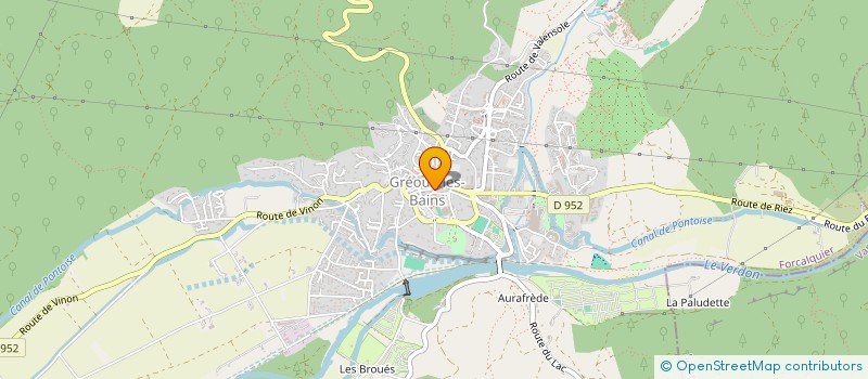 localisation de l'entreprise MONSIEUR JEAN MARINACCI à GREOUX-LES-BAINS