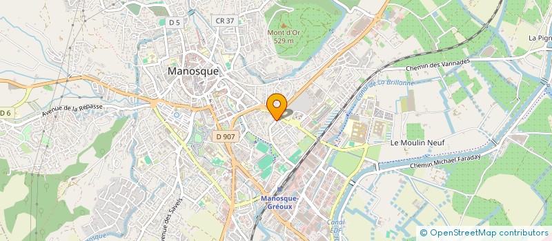 localisation de l'entreprise MONSIEUR JEAN MARINI à MANOSQUE