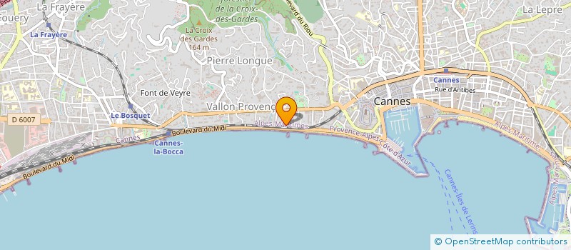 localisation de l'entreprise MONSIEUR JEAN-MARIO FELIX à CANNES