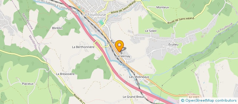 localisation de l'entreprise MONSIEUR JEAN MARION  LA FOUILLOUSE